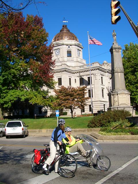 The Courthouse Square, the city's central square