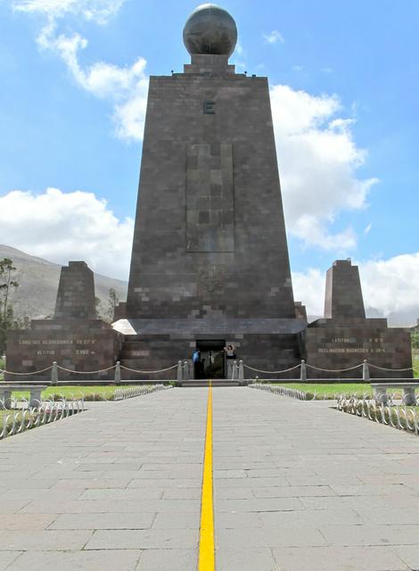 The Mitad del Mundo monument