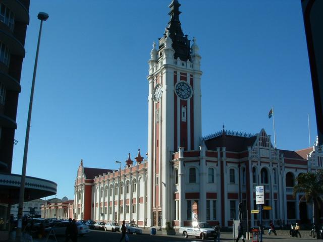 The town hall in East London.