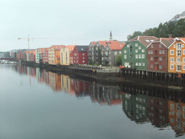 Bakklandet, a good district for eating and drinking