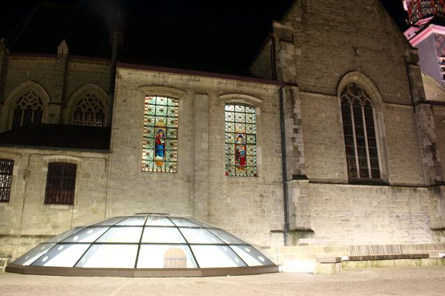 Egmont's crypt and the Church of the Assumption of Our Lady