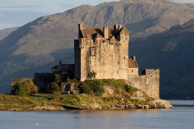 Eilean Donan Castle as seen from the north