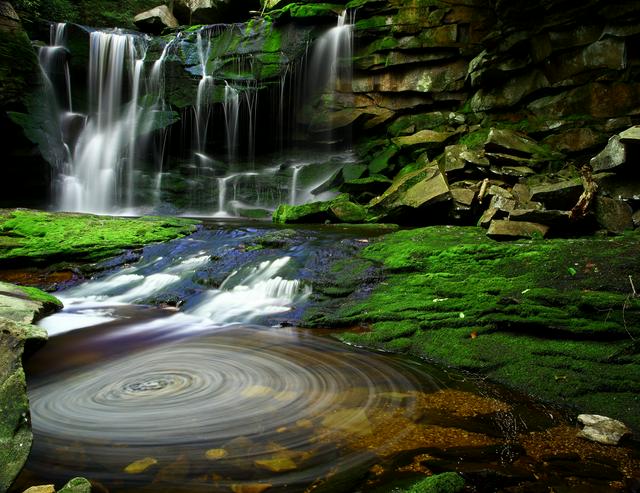 Elakala Waterfalls in the Blackwater Falls State Park