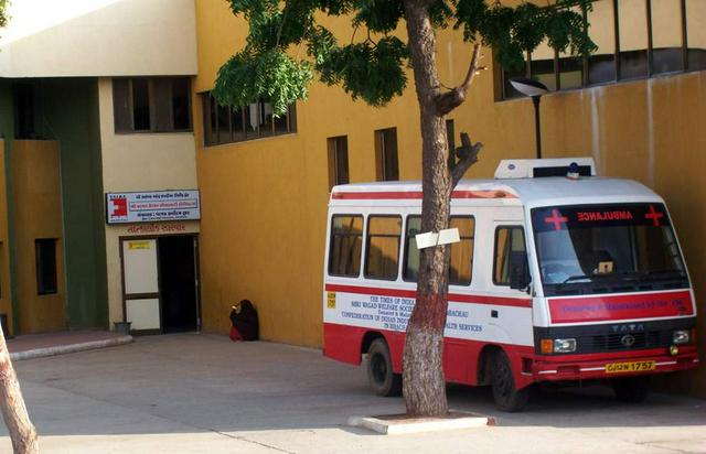 An ambulance in India