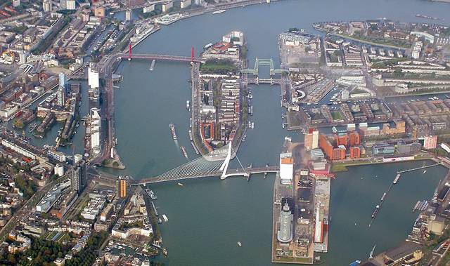Rotterdam can be breathtaking from above