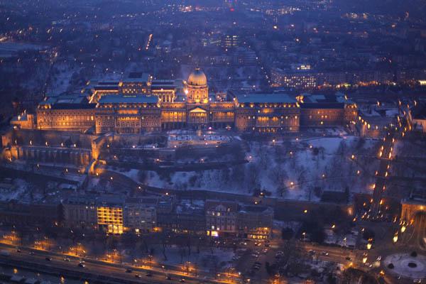 Buda Castle by night