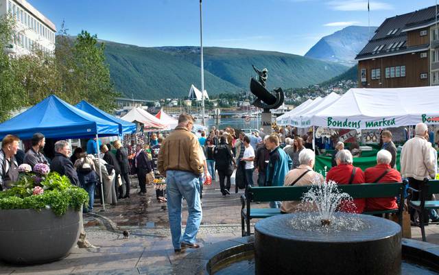 Farmer's market at the main square