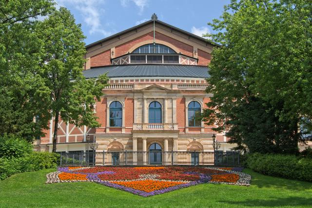 Richard Wagner's Festival Theater (Festspielhaus) in Bayreuth