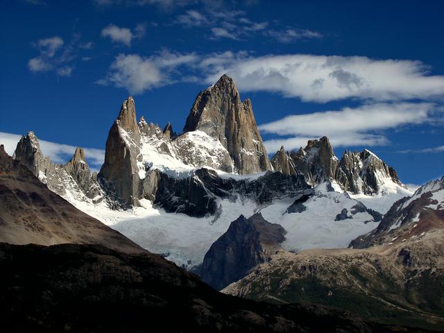 Mount Fitz Roy, one of the most technically challenging mountains on Earth for mountaineers.