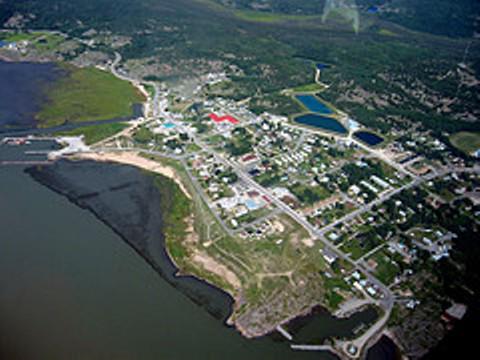  Aerial view of Fort Chipewyan