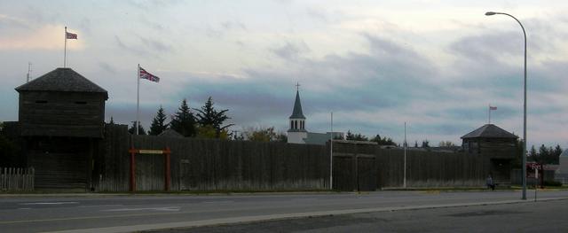  The North-West Mounted Police fort in Fort Macleod, which is now a museum