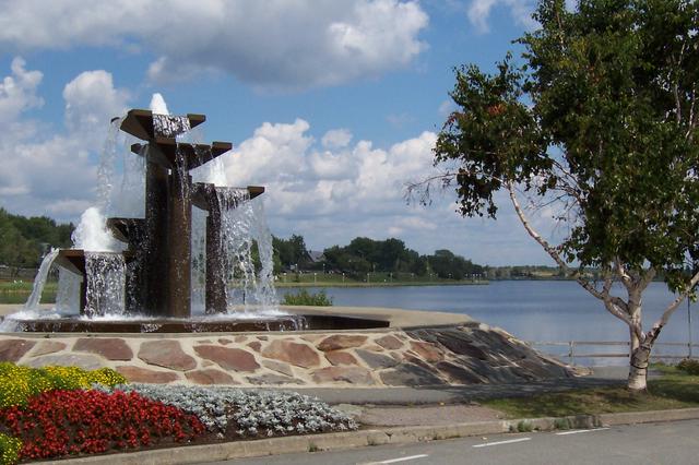  Fountain on Osisko Lake