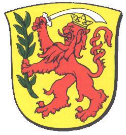 The Coat of Arms of Fredericia, Denmark.