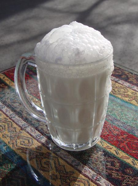 A glass of ayran