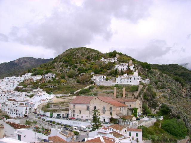 Frigiliana, perched atop a hill.