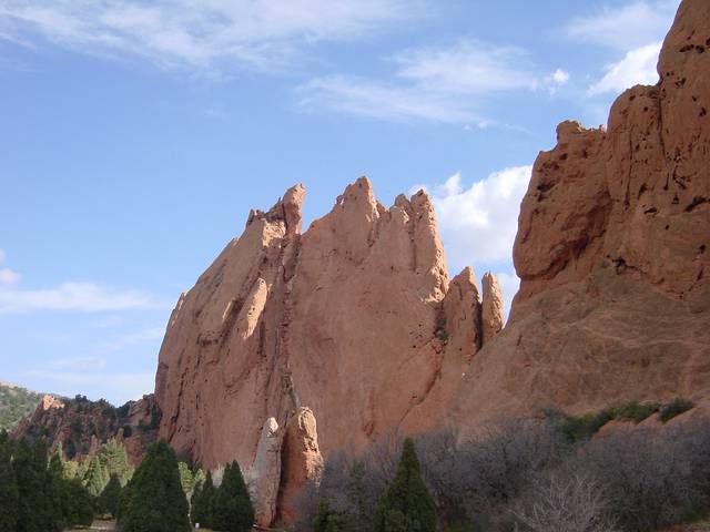 A formation in the Garden of the Gods