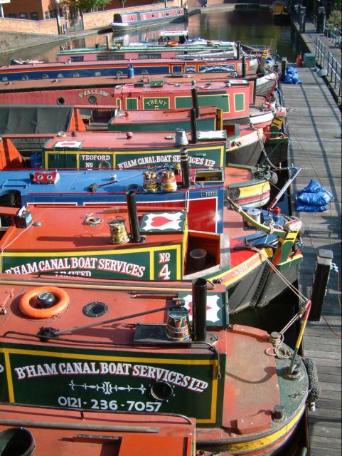 Canals, and their colourfully decorated barges, drove the early Industrial Revolution