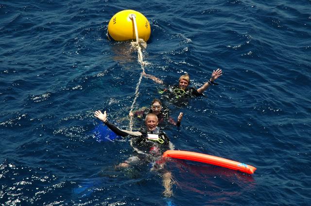 Divers at the Similan islands