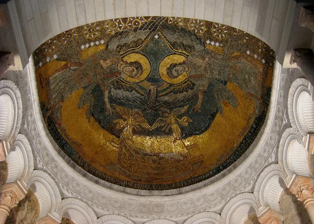 The best-preserved mosaic in the church