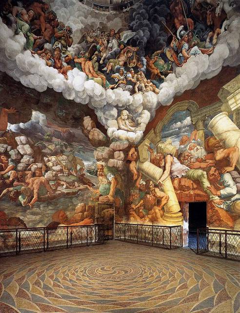 The fall of the Giants, Sala dei Giganti, Palazzo Te