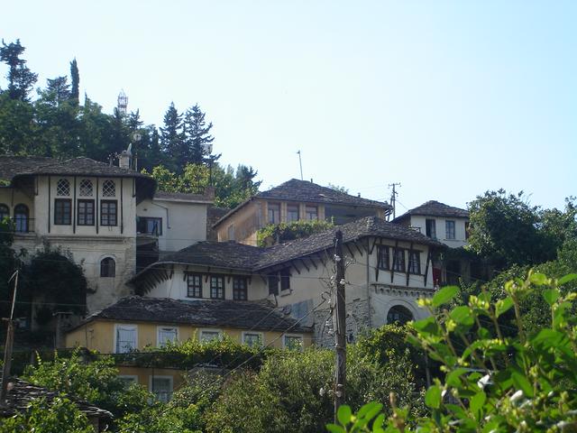 An example of some of the old Ottoman houses in Gjirokastër