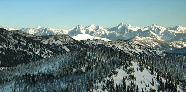 Glacier Mountain Range