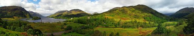 Panoramic view of the village