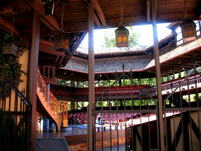 Adams Shakespearean Theatre on SUU's campus. The British Broadcasting Company filmed part of its Shakespeare series here.