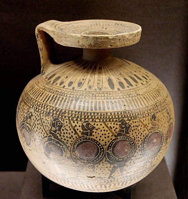 Greek Aryballos (a kind of vase) from the 6th century BC