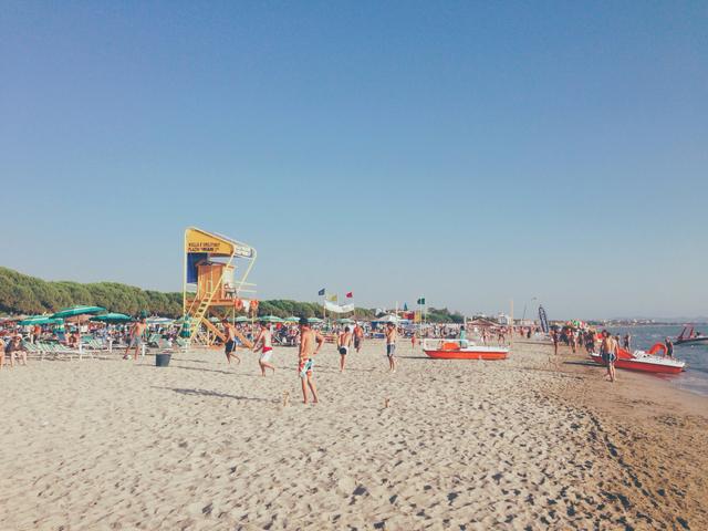 Golem beach south of Durres