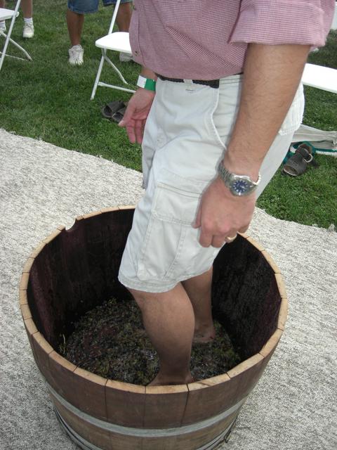 Grape Stomping at Colorado Mountain Winefest