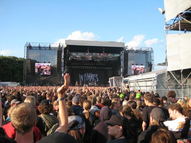 In Flames performs at Graspop 2008
