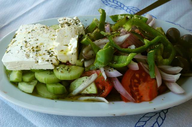 Greek (horiatiki (village) salata) salad