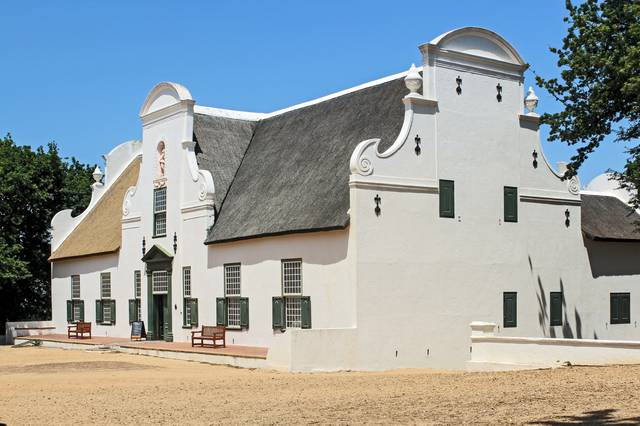 Cape-Dutch architecture at Groot Constantia