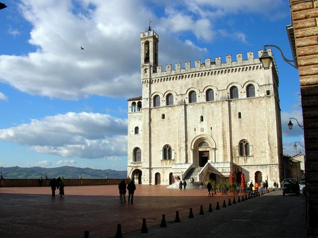 The Palazzo dei Consoli at Gubbio