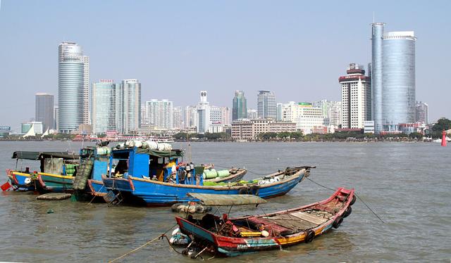 Xiamen skyline, seen from Gulangyu