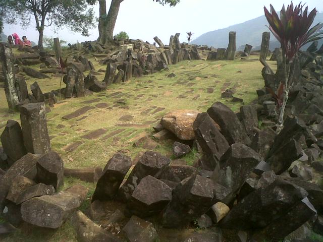 Gunung Padang megalithic site.