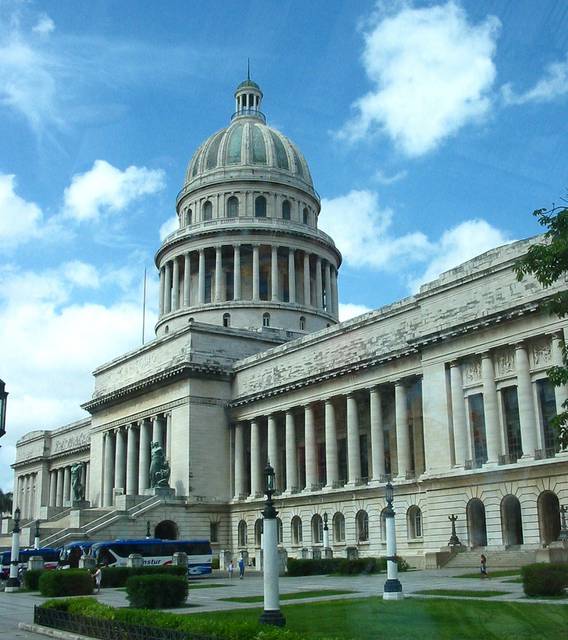 The impressive El Capitolio, an iconic government building soon to again house the Cuban National Assembly.