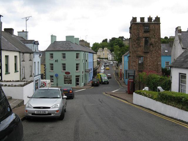 High street and Curfew tower
