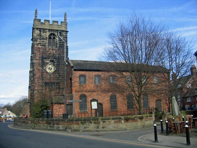 The 15th century St. Luke's Church is a Grade I listed building