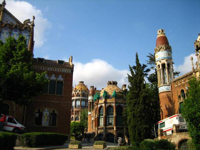 Hospital de Sant Pau by Lluís Domènech i Montaner