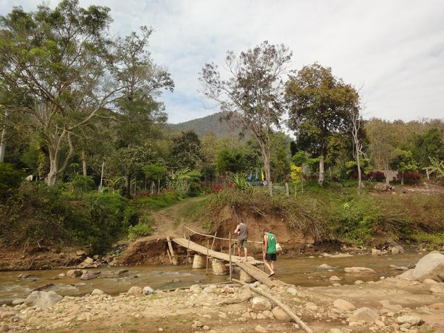 Entrance to hot springs near Mae Sariang