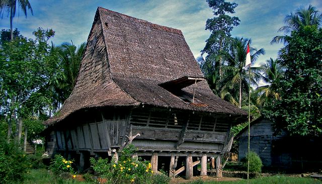 Traditional house in Nias.