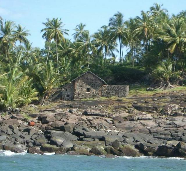 The hut were Dreyfus lived, Devil's Island