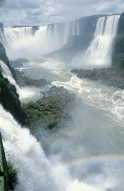 The Iguaçu Falls are one of the most spectacular natural wonders in the world - as viewed from the Brazilian side.