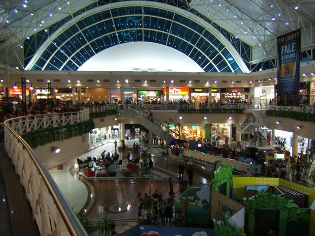 Inside the Iguatemi mall