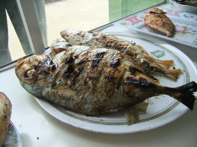 Palopo baked fish, considered a Bugis specialty in the area