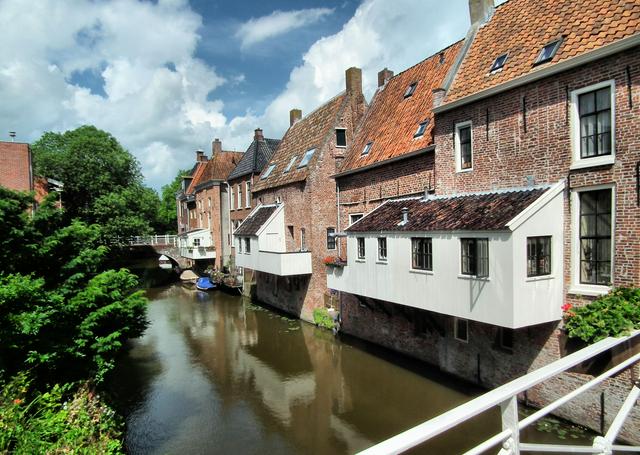 Appingedam is known for the 'hanging kitchens'