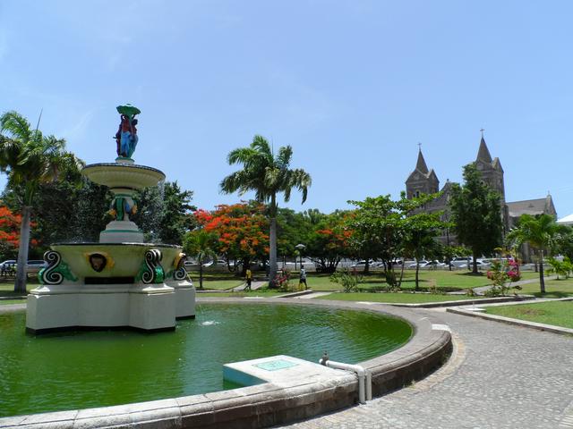 Independence square in Basseterre