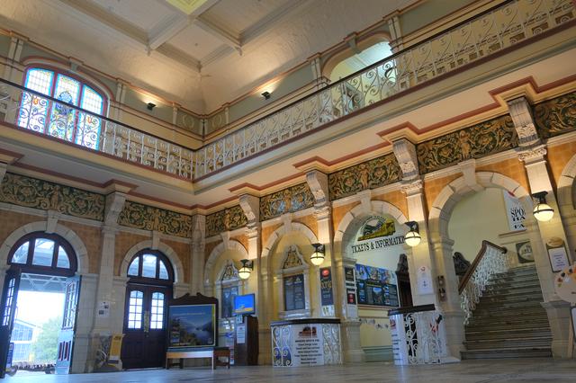 Inside Dunedin Railway Station